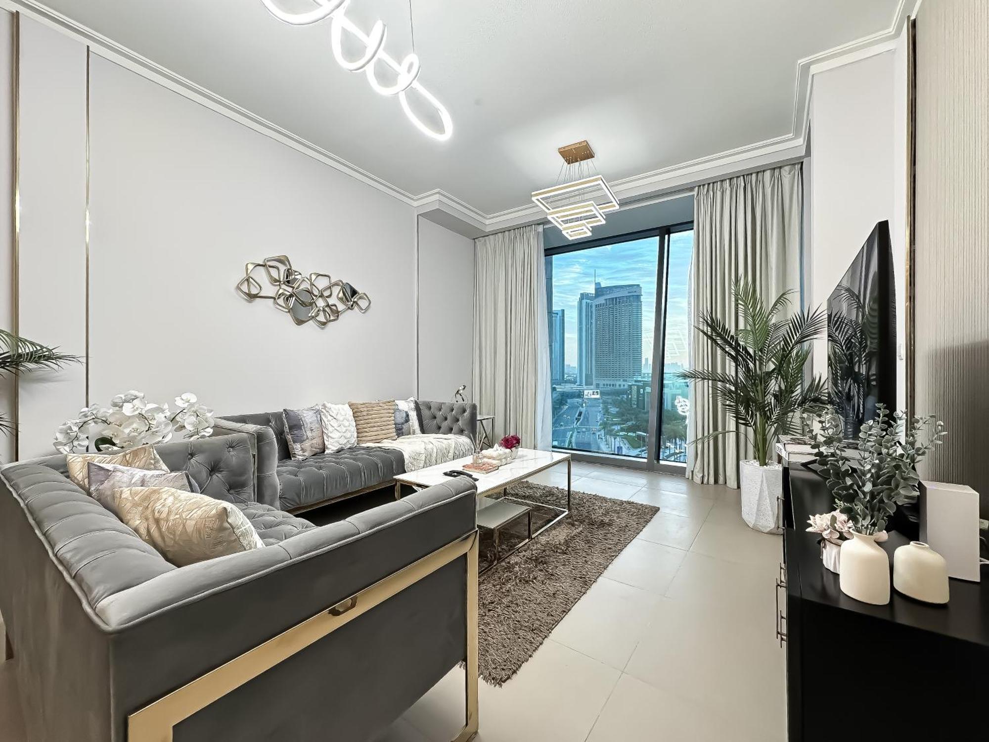 Urban Luxury 2Br With Spectacular Burj Khalifa View Apartment Dubai Exterior photo